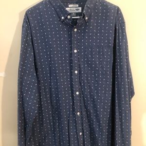 Old Navy patterned button down shirt
